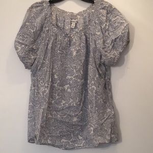 Casual Paisley Top